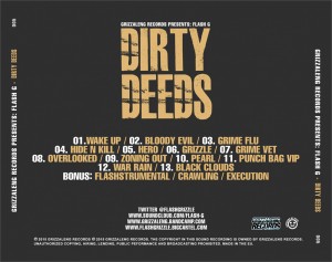 Flash G Dirty Deeds Back Cover