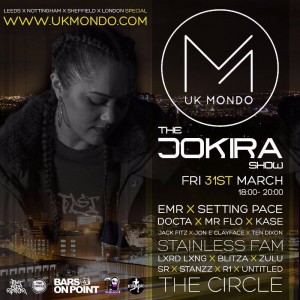 The Jo Kira Show - UK Mondo Flier