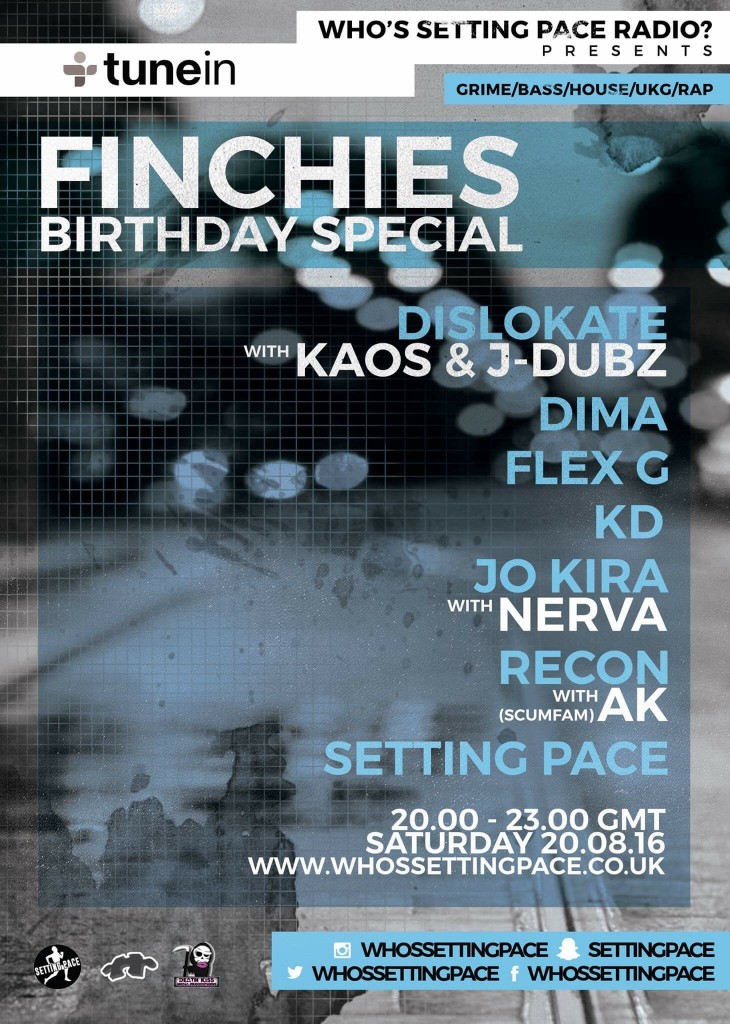 #WSPR 20.08.16 #FinchiesBdaySpecial